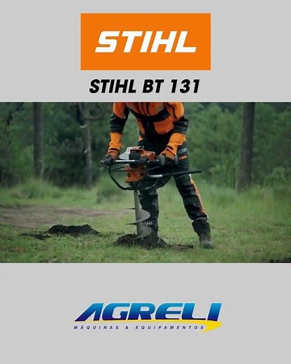 Perfurador de Solo Stihl BT 131 e Furadeira BT 45