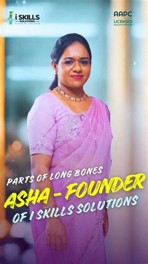 HR on Instagram: "✨Our Founder Asha explains the parts of long bones with clear concepts and practical understanding 🎗️ Learn medical coding from expert guidance at I Skills Solutions 🥇🥇 Join us to build a strong foundation in anatomy and coding 📈 📍 Location: No.22, 37 Lake View Road,West Mambalam,Chennai - 600017 📞 Contact: [9894914894] 🌐 Website: [www.iskillssolutions.com] 📩 DM us / Call us to join now #iskillssolutions #medicalcoding #anatomyclass #longbones #partssoflongbones #medica