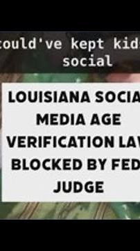 Social media age verification law blocked by judge