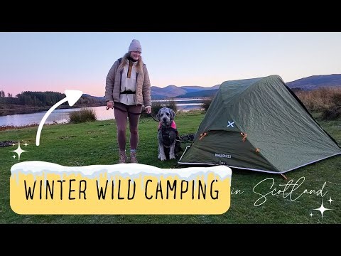 FREEZING -1c wild camp at Loch Doon | Star-gazing Scotland adventure
