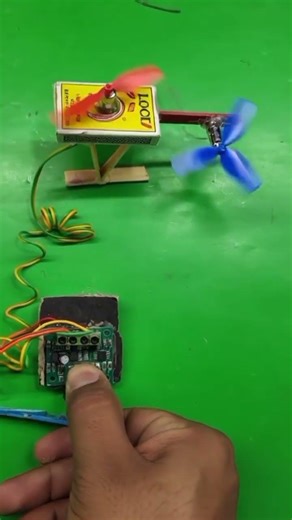 Mini Plane Powered by Matchbox Engine ✈️🔥00 #automobile #arduino