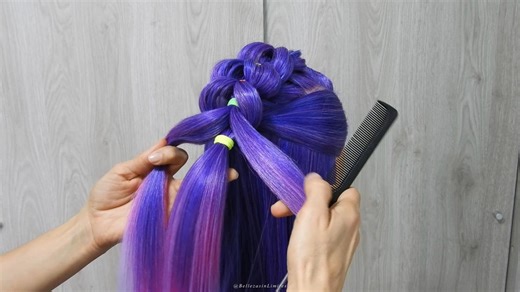 Peinados Fáciles con Ligas para Cabello Largo! | Belleza sin Límites