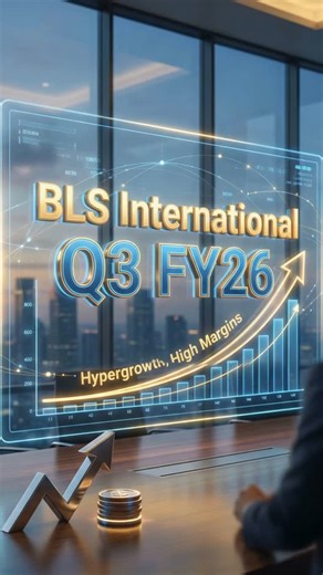 Rohit on Instagram: "BLS International Q3 FY26: Hypergrowth, High Margins #bls​ #blsinternational​ #q3fy26​ #q3fy26results​ 📺 Full in-depth analysis here- https://www.youtube.com/watch?v=cyB7p7e4ZRs ✨ BLS is conquering the globe! 🌎🚀 80+ countries won ✨9M profit nearly equals full FY25 ✨Revenue ₹736Cr (up 43% YoY) ✨PAT ₹170Cr (up 33% YoY) ✨200% Interim Dividend declared!✨Cash rich: ₹1,300Cr+ for M&A ✨Visa margins hit record 40.1% ✨₹2,000Cr+ UIDAI order win ✨ Link to the Earnings Document: http