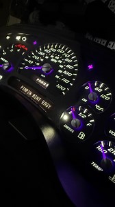 This 2005 Sierra unit for @ronald6.6 came in in rough shape. It left with a whole different look and working like new!! Appreciate the business brother!!🤝🏼🤝🏼 ✔️Cluster fully rebuilt ✔️Mileage updated ✔️White LED backlighting ✔️Black SS overlay ✔️White needles with Purple independent lighting ✔️White/Purple warning lights ✔️White odometer/gear displays ✔️Custom “Pimpin Aint Easy” startup text 📱Looking for a quote on your build?? Text me at (386)538-3095 for pricing & info 📦 www.gaugefxshop.