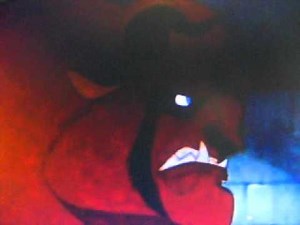 Beauty & the beast- belle's first encounter with beast fandub
