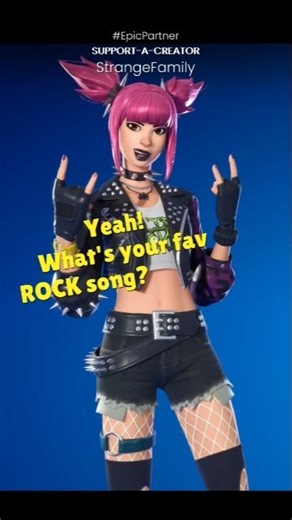 What's your favorite ROCK song? | #Fortnite #Shorts