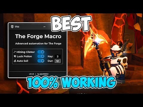 *BEST* THE FORGE MACRO (Auto-Sell, Auto-Mine, AFK) | How to Use Macro in The Forge Roblox