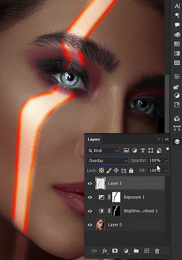 Create Stunning Face Light Effects in Photoshop