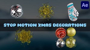 Download Stop Motion Xmas Decorations for After Effects - Videohive - aedownload.com
