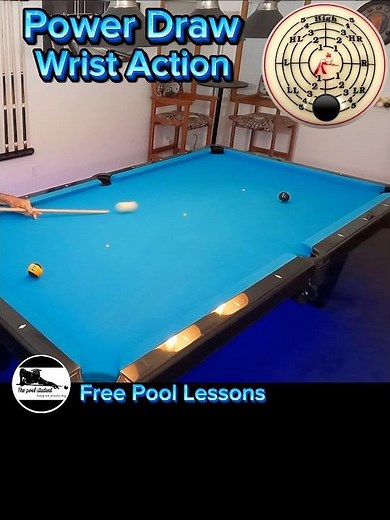 Adding power to your draw shots (Free Pool Lessons)