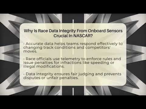 Why Is Race Data Integrity From Onboard Sensors Crucial In NASCAR? - Pit Stop Chronicles