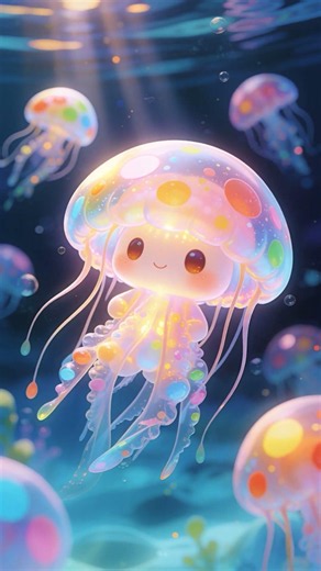 J is for Jellyfish 🪼 | Java Lights Up the Ocean | Kids ABC #shorts #kindergarten #kidseducation