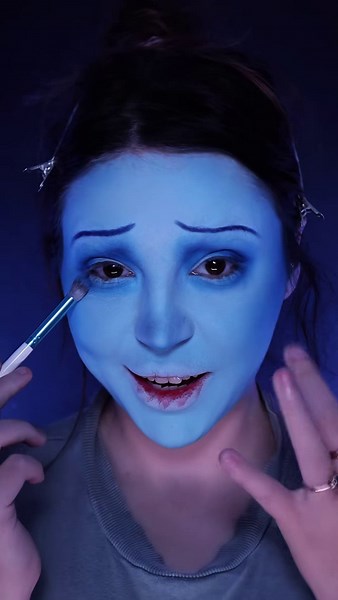 Turning Into Emily Corpse Bride Makeup Transformation That’s Hauntingly Beautiful