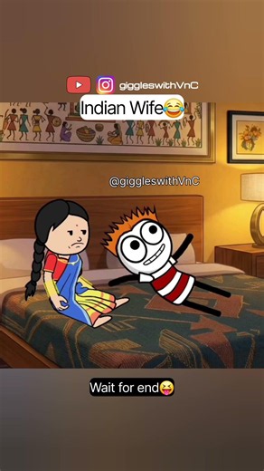 Every Indian Wife😝 #shorts #giggleswithvnc #funny #comedy