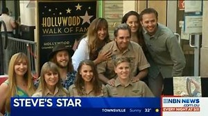 For fans of late wildlife warrior Steve Irwin, he's still their hero more than ten years after his death. And now it's official, with a star on Hollywood's "Walk of Fame" unveiled today. | NBN Television