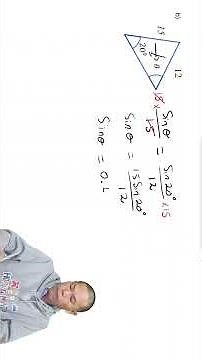 Using The Sine Rule to Find the Angles Part 2