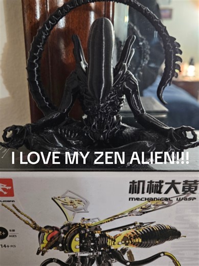 Cool Meditating Alien for Sci-Fi Collectors