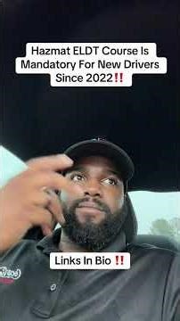 Hazmat ELDT In 2026 #cdl #cdltraining #cdlschool