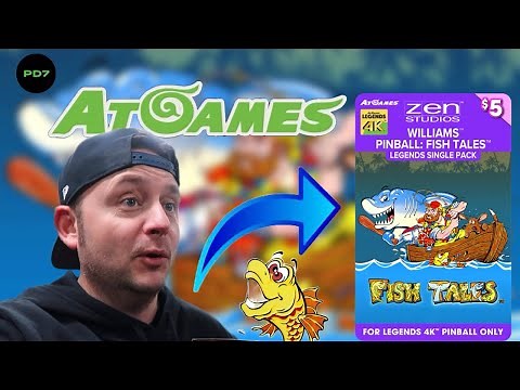Williams Pinball: Fish Tales AtGames Legends 4K Single Pack Review & Gameplay