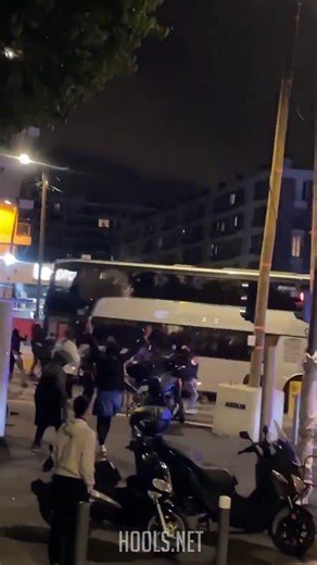 Coaches carrying Lyon fans to the Velodrome stadium were attacked by Marseille fans before Sunday's Ligue 1 match between the two sides. Lyon's team bus was also pelted with missiles en route to Marseille's ground, injuring coach Fabio Grosso. The match was called off. | Hools.net