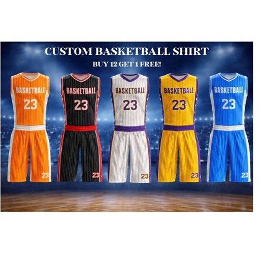 Design Your Own Basketball Jersey, Personalized Shirts for Team Uniforms, Custom Basketball T's Maker, Basketball Jersey for Adult and Youth - Etsy