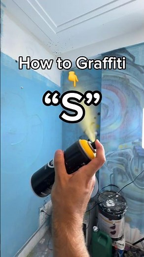 How to easy graffiti letter “S” 👈 #graffitialphabet
