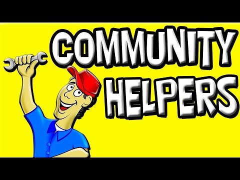 Community Helpers for Kids (Jobs in the Community Vocab) | Learning Videos for Toddlers