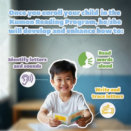11K views · 48 reactions | The Kumon Reading Program’s main goal is to develop the reading comprehension in your child to allow them to thrive in school and beyond. Discover why Kumon + School = Success! Inquire now: https://ph.kumonglobal.com/enrollment-enquiry/ #Kumon #KumonFriends #KumonFriendsPH #Math #Reading #AfterSchool #Education #Parenting #StayConnectedwithKC | Kumon Philippines | Facebook