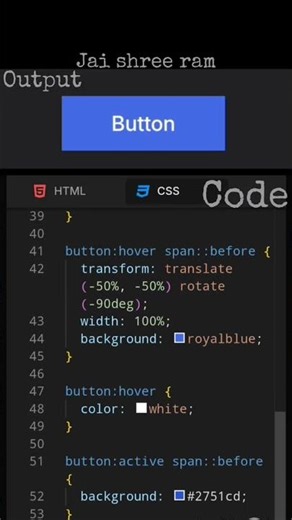 Modern Button Animation Using HTML & CSS 🔥 | Beginner Friendly Tutorial 2025