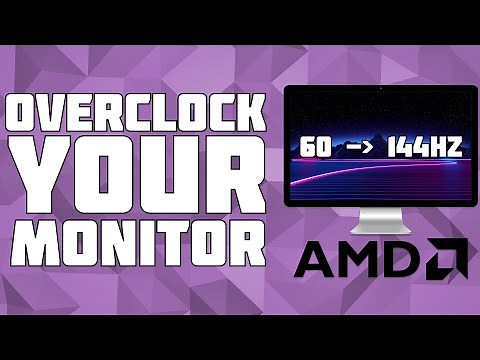 How to Overclock Your Monitor on AMD (2020)! Get More FPS From your Screen!