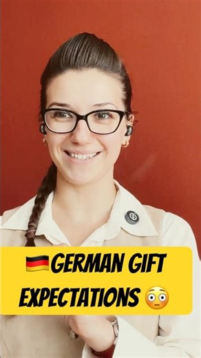 German Gift Rules 🎁🇩🇪 #germany #deutschland #trendingshorts #learngerman #deutsch