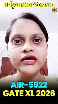 AIR 5622🏆 Priyanka Verma | GATE XL 2026 Result🔥| #vedemy #lifescience #csir #gatexlresult #gatexl