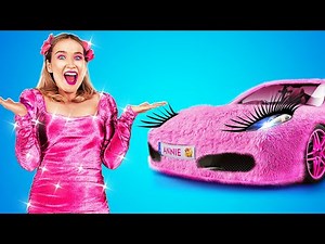 CAR MAKEOVER || Extreme DIY Makeovers and Craft Challenges by 123 GO! Galaxy