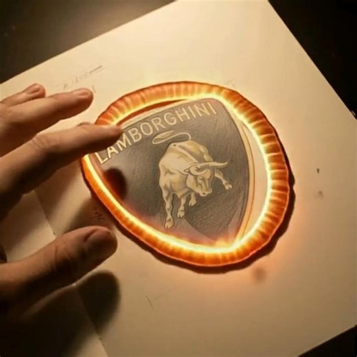 When your drawing decides to become real 🤯 #MixedReality #3DArt #OpticalIllusion #SatisfyingVideo