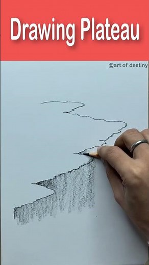 Drawing plateau | drawing tutorial