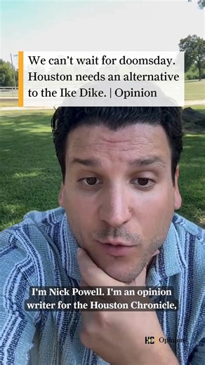 Houston can’t wait decades for flood protection. Three years after Congress officially authorized $57 billion Ike Dike proposal, the feds haven’t given the Army Corps of Engineers the funding to build it. Every hurricane season puts us at risk. Editorial writer Nick Powell writes that waiting on a coastal barrier that would take 20 years to build reflects a lack of urgency. There are a series of smaller, faster flood mitigation solutions that we should greenlight immediately to protect our vulne