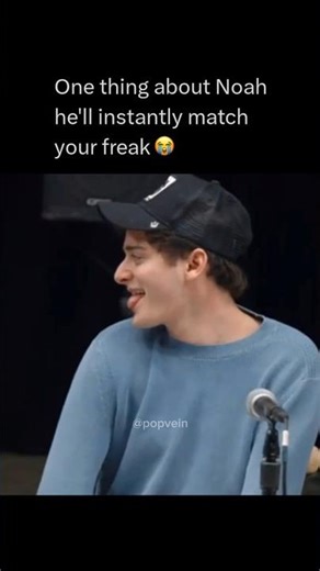 Noah schnapp can instantly match your freak 😭