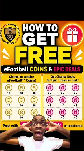 🔥 How to Get FREE eFootball Coins & Epic Treasure Link Rewards 2025 | #TreasureLink #efootball