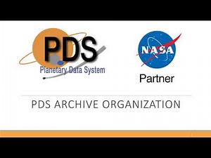 Organization of a PDS Archive