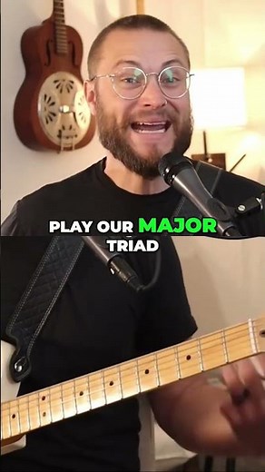 D Major Triad: Learn This Guitar Shape! #shorts