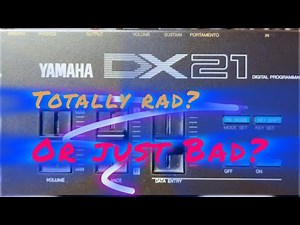 Yamaha DX 21 - FM Synthesizer from 1985 . First look and thoughts on this 80s keyboard