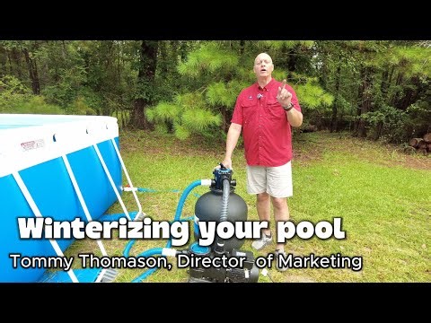 Winterizing your Splashpool