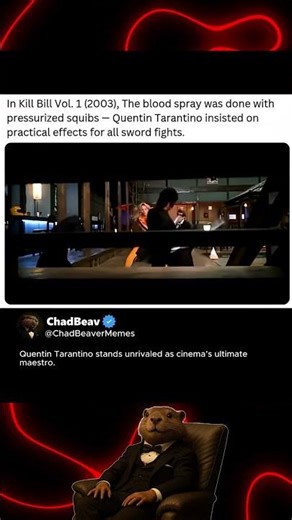 Kill Bill’s Iconic Blood Spray Was Created Using Real Squibs – Tarantino Refused CGI**