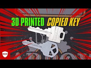 3D Printed Copied Key!