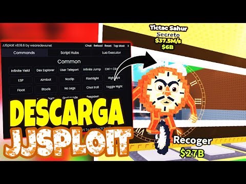 JJSPLOIT EXECUTOR TUTORIAL PASO A PASO PARA ROBLOX PC🔥 INDETECTABLE - COMO USAR SCRIPTS 😱 NO KEY!