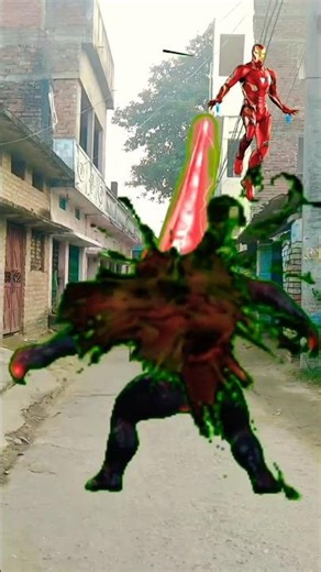 iron man VS monster pata_2 😱||￼indianvfxgang #funny​ #funnyvideo​ #ironman​ #monster​