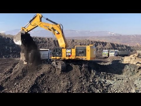 Caterpillar 6015B Excavator Loading Trucks With Two Passes - Sotiriadis Brothers