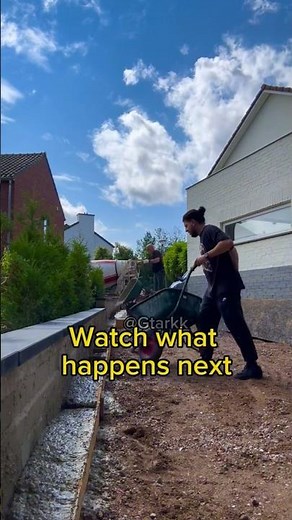 Pouring concrete fail alert! Watch till the end! 😳 #construction #fails