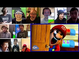 SMG4: Mario Gets His PINGAS Stuck In The Door REACTIONS MASHUP