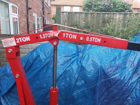 Part 2 - Homemade Hydraulic Engine Hoist, Jib Crane, Fully Adjustable